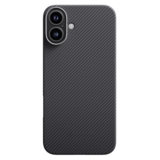 Husa pentru  iPhone 16 Plus compatibila MagSafe Premium Aramid Fiber - negru
