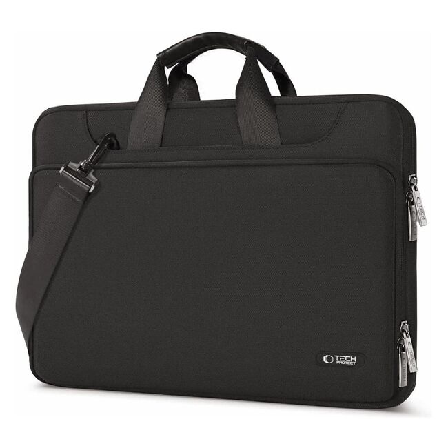 Geantă Pocket Bag pentru Laptop 13-14 Inch – compatibila Macbook, Lenovo, Microsoft, Acer, HP, Asus, Protecție Elegantă și Funcțională pentru Echipamentele Tale, negru