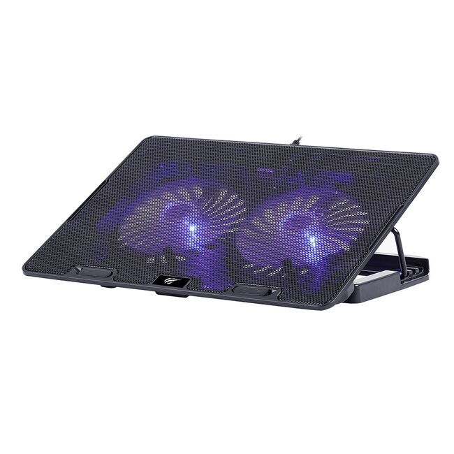 Cooler laptop 9 - 17" 800 - 1000RPM, 2x USB Havit F2083, negru