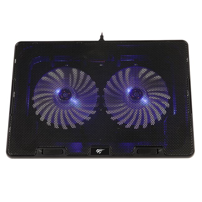Cooler laptop 9 - 17" 800 - 1000RPM, 2x USB Havit F2083, negru