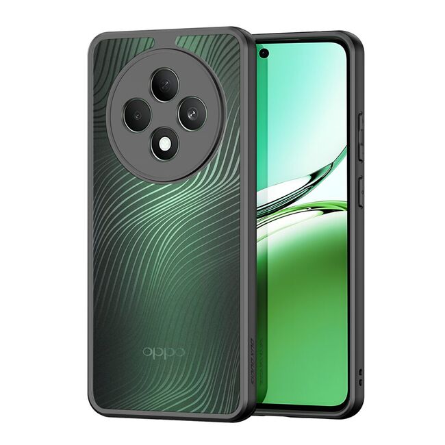 Husa pentru  Oppo Reno 12F, 12FS Flowing Lines Comfort Grip - transparent