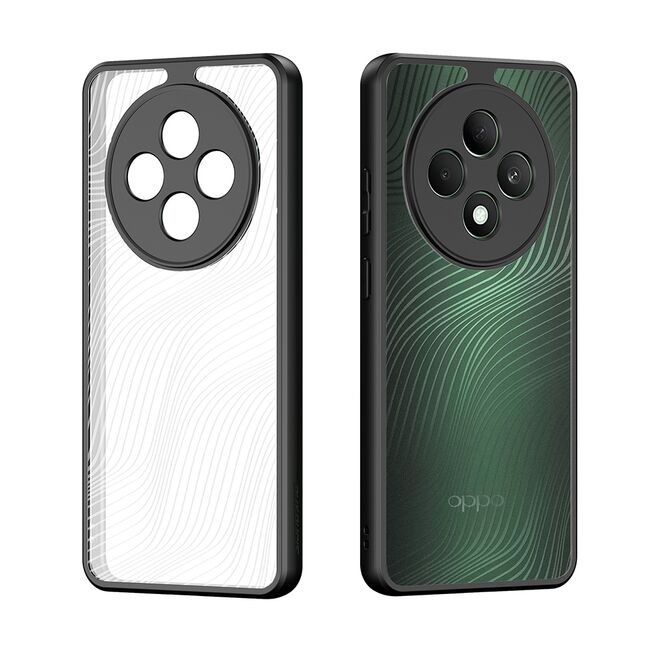 Husa pentru  Oppo Reno 12F, 12FS Flowing Lines Comfort Grip - transparent