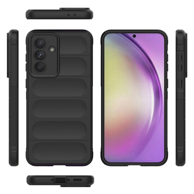 Husa pentru  Samsung Galaxy A36 Liquid Silicone, Microfibre Lining, Non-Slip Airbag Design, Verde