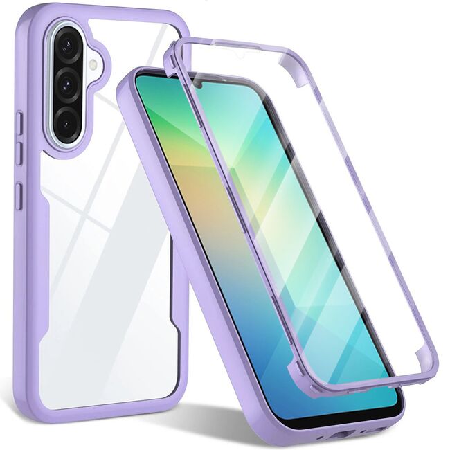 Pachet 360: Husa cu folie integrata pentru  Samsung Galaxy A26 Cover360 fata / spate - Mov
