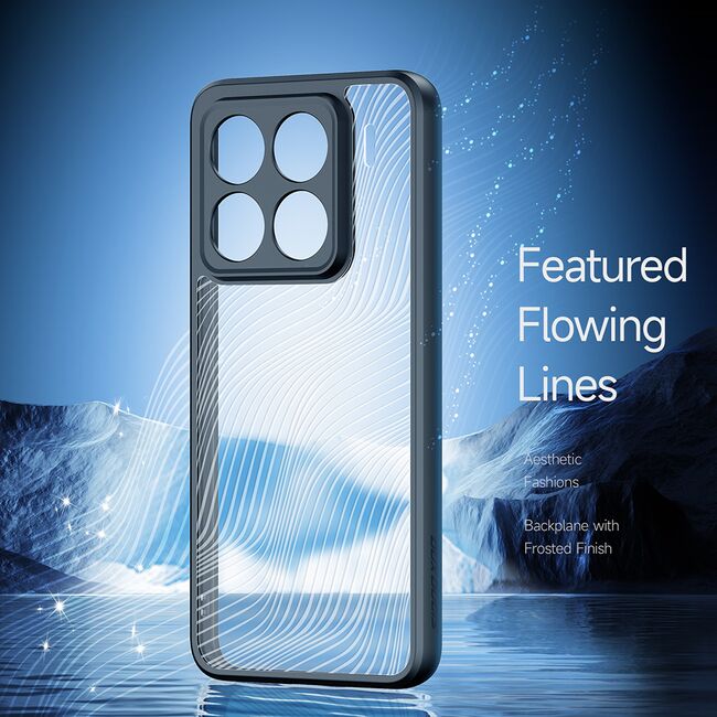 Husa pentru  Xiaomi 15 Pro Flowing Lines Comfort Grip - transparent