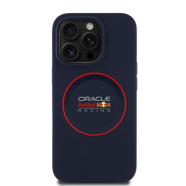 Husa premium pentru  iPhone 14 Pro  compatibila MagSafe Red Bull Racing - Albastru inchis