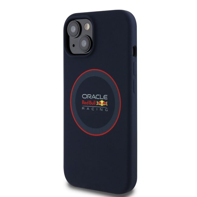 Husa premium pentru  iPhone 14 compatibila MagSafe Red Bull Racing - Albastru inchis