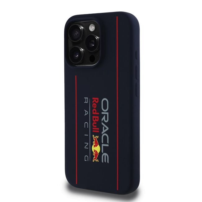 Husa premium pentru  iPhone 15 Pro Max compatibila MagSafe Red Bull Racing - Albastru inchis