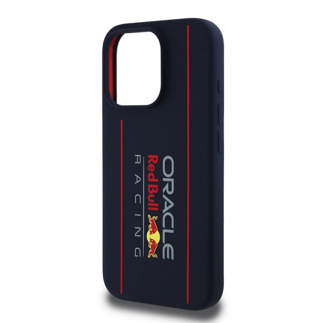 Husa premium pentru  iPhone 15 Pro compatibila MagSafe Red Bull Racing - Albastru inchis