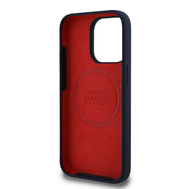 Husa premium pentru  iPhone 15 Pro compatibila MagSafe Red Bull Racing - Albastru royal