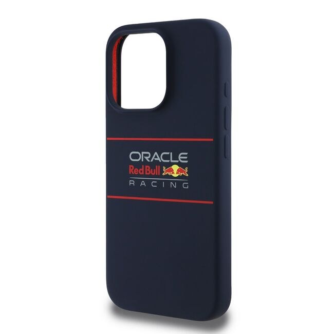 Husa premium pentru  iPhone 15 Pro compatibila MagSafe Red Bull Racing - Albastru royal