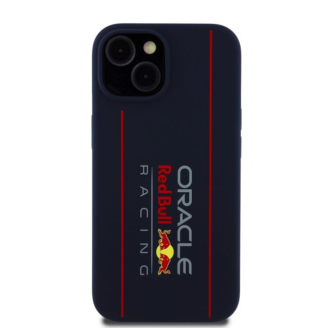 Husa premium pentru  iPhone 15 compatibila MagSafe Red Bull Racing - Albastru inchis