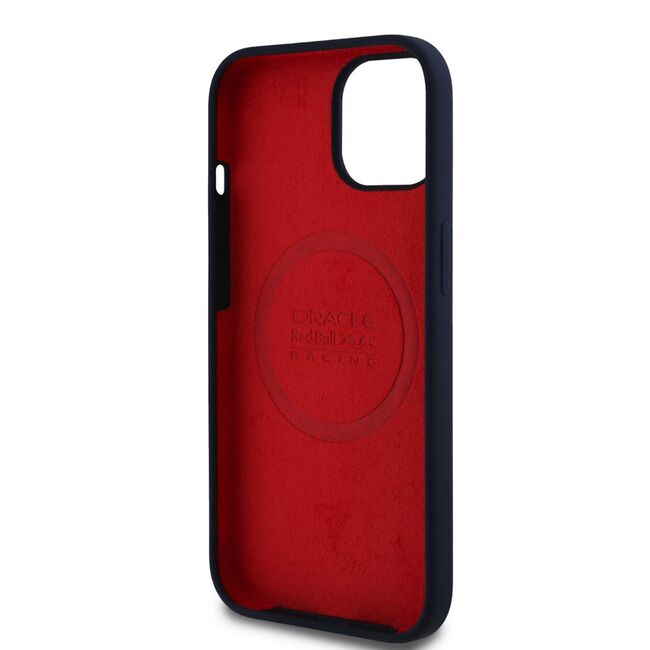 Husa premium pentru  iPhone 15 compatibila MagSafe Red Bull Racing - Albastru inchis