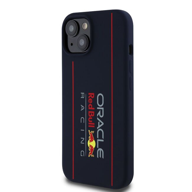 Husa premium pentru  iPhone 15 compatibila MagSafe Red Bull Racing - Albastru inchis