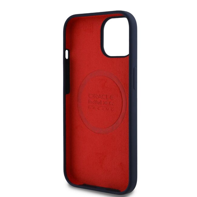 Husa premium pentru  iPhone 15 compatibila MagSafe Red Bull Racing - Albastru
