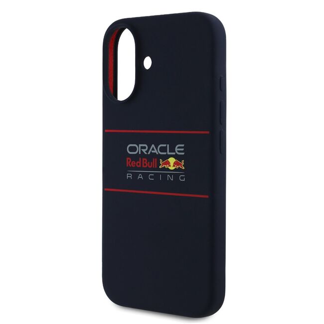 Husa premium pentru  iPhone 16 Plus compatibila MagSafe Red Bull Racing - Albastru denim