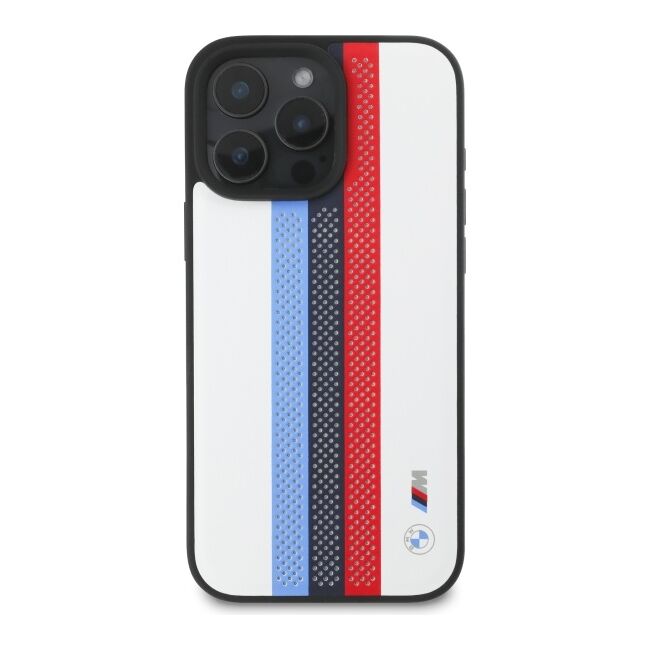Husa premium pentru  iPhone 16 Pro Max compatibila MagSafe BMW Signature - Multicolor