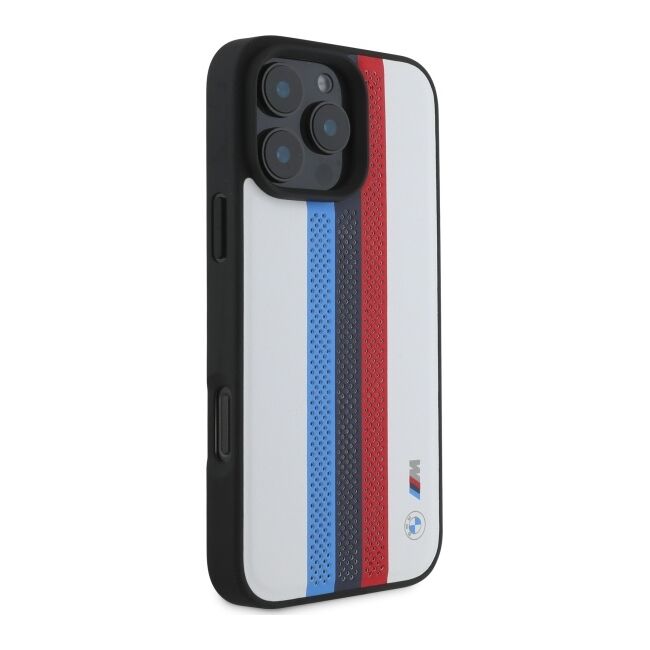 Husa premium pentru  iPhone 16 Pro Max compatibila MagSafe BMW Signature - Multicolor