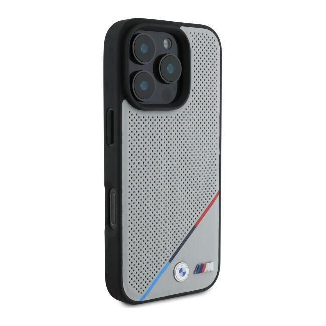 Husa premium pentru  iPhone 16 Pro Max compatibila MagSafe BMW Signature - Negru royal