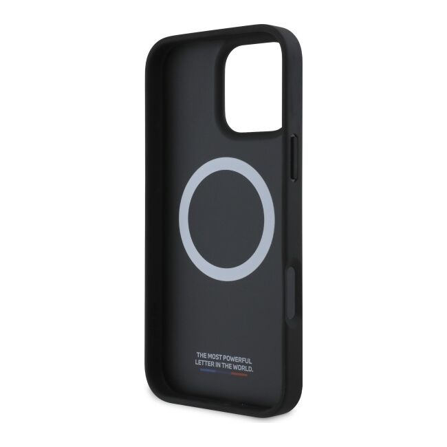 Husa premium pentru  iPhone 16 Pro Max compatibila MagSafe BMW Signature - Multicolor