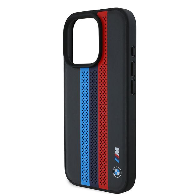 Husa premium pentru  iPhone 16 Pro Max compatibila MagSafe BMW Signature - Negru denim