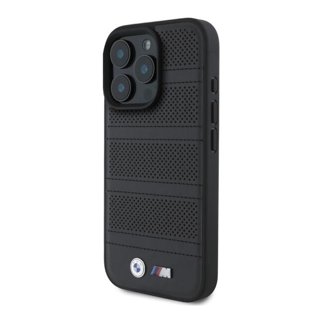 Husa premium pentru  iPhone 16 Pro Max compatibila MagSafe BMW Signature - Negru darth vader