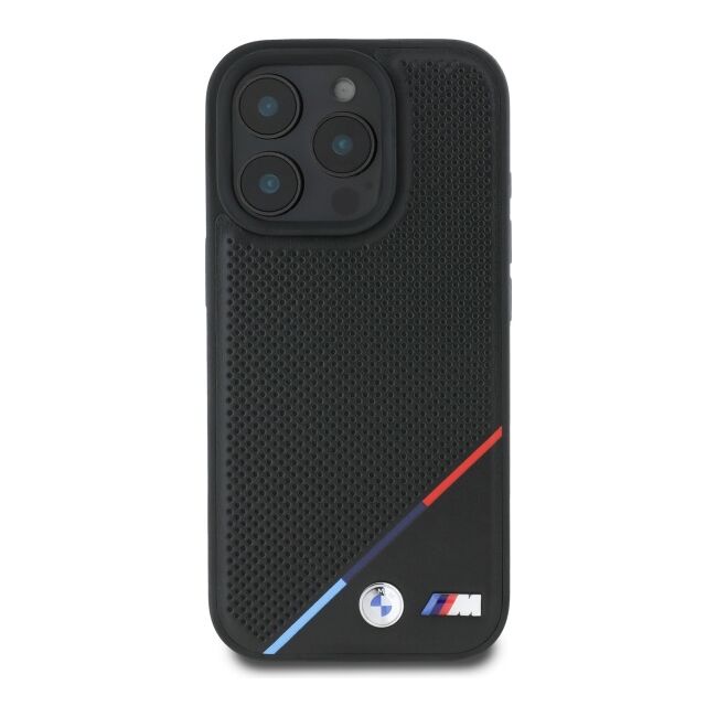 Husa premium pentru  iPhone 16 Pro Max compatibila MagSafe BMW Signature - Negru electric
