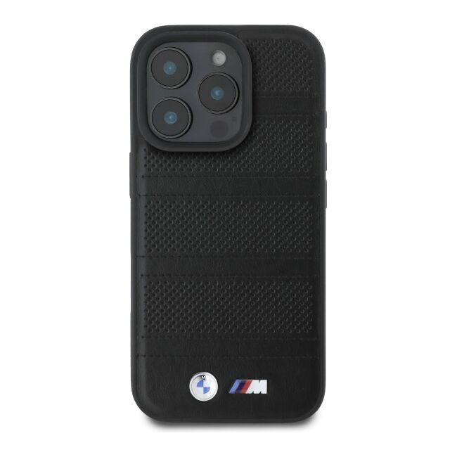 Husa premium pentru  iPhone 16 Pro Max compatibila MagSafe BMW Signature - Negru darth vader