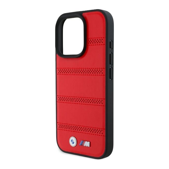 Husa premium pentru  iPhone 16 Pro Max compatibila MagSafe BMW Signature - Rosu