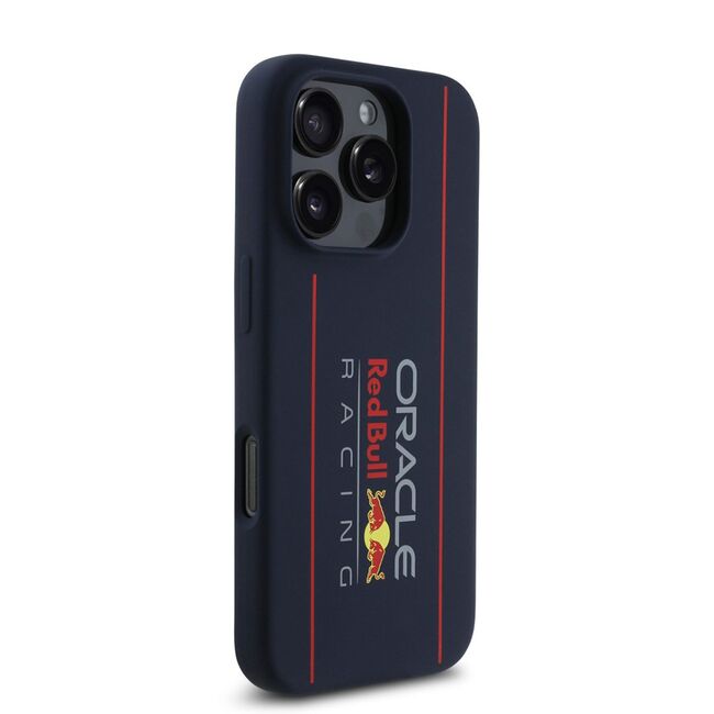 Husa premium pentru  iPhone 16 Pro Max compatibila MagSafe Red Bull Racing - Albastru