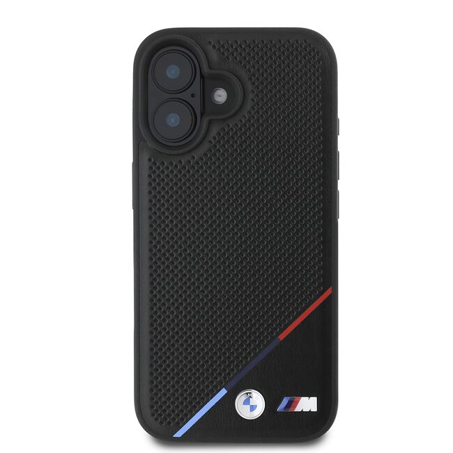 Husa premium pentru  iPhone 16 compatibila MagSafe BMW Signature - Negru denim