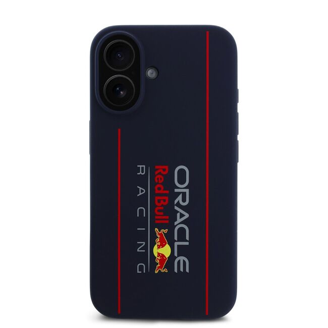 Husa premium pentru  iPhone 16 compatibila MagSafe Red Bull Racing - Albastru inchis