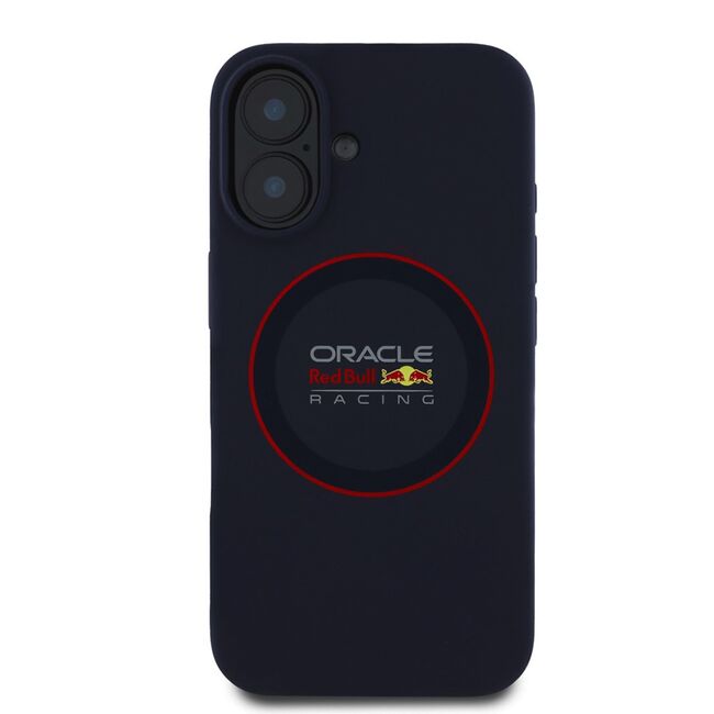 Husa premium pentru  iPhone 16 compatibila MagSafe Red Bull Racing - Albastru