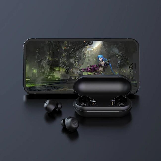 Casti in-ear TWS, Bluetooth, Type-C Havit TW969 Lite, negru