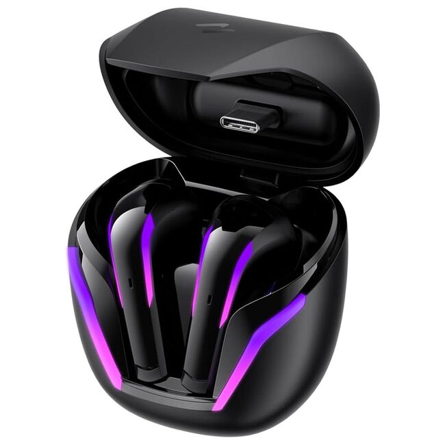 Casti gaming wireless, Bluetooth 5.3, RGB Havit TW970, negru