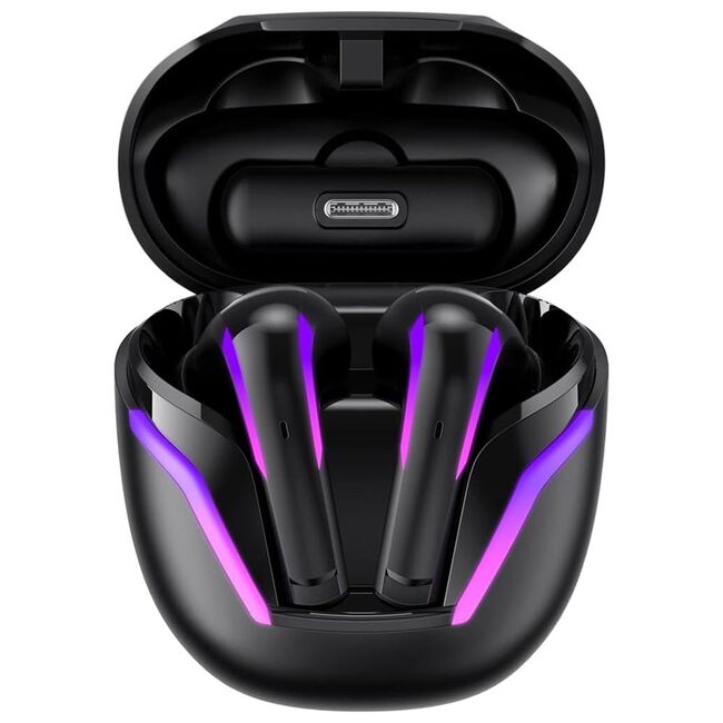 Casti gaming wireless, Bluetooth 5.3, RGB Havit TW970, negru