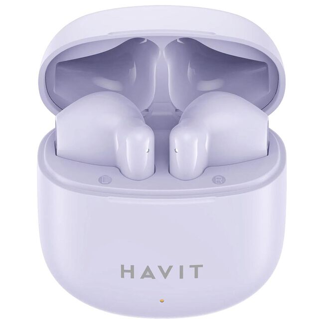 Casti Bluetooth in-ear, True Wireless Havit TW976, mov
