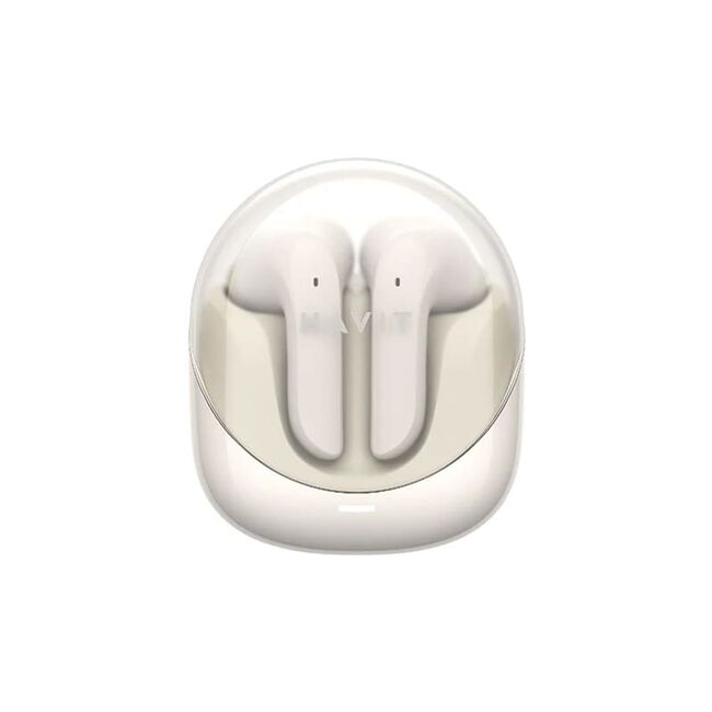 Casti gaming in-ear TWS Bluetooth Havit Modern Buds TW974, bej