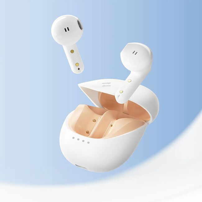 Casti wireless Bluetooth 5.4, ENC Havit TW931, alb
