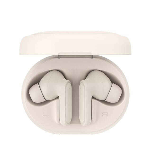 Casti Bluetooth TWS Noise Canceliing Havit TW950, bej/roz