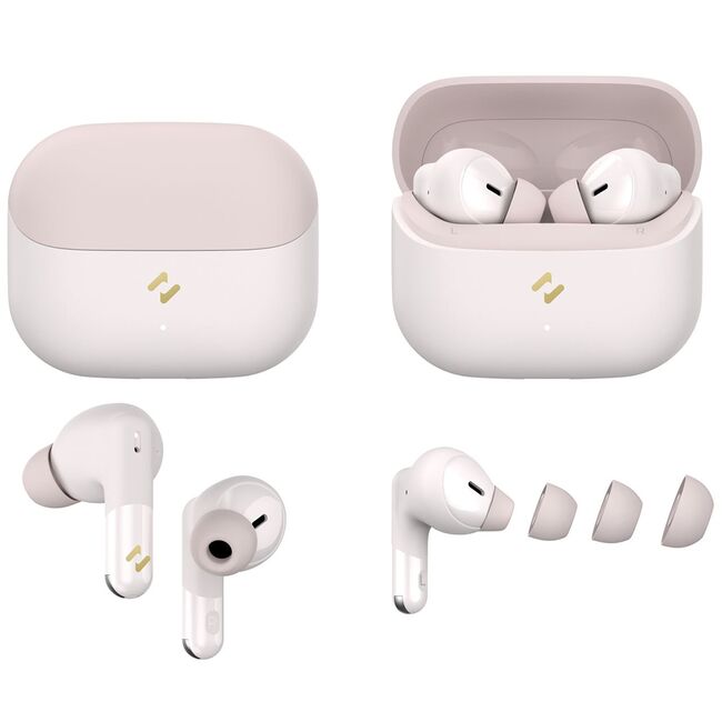 Casti in-ear TWS Bluetooth 5.4, ENC Havit TW982, roz