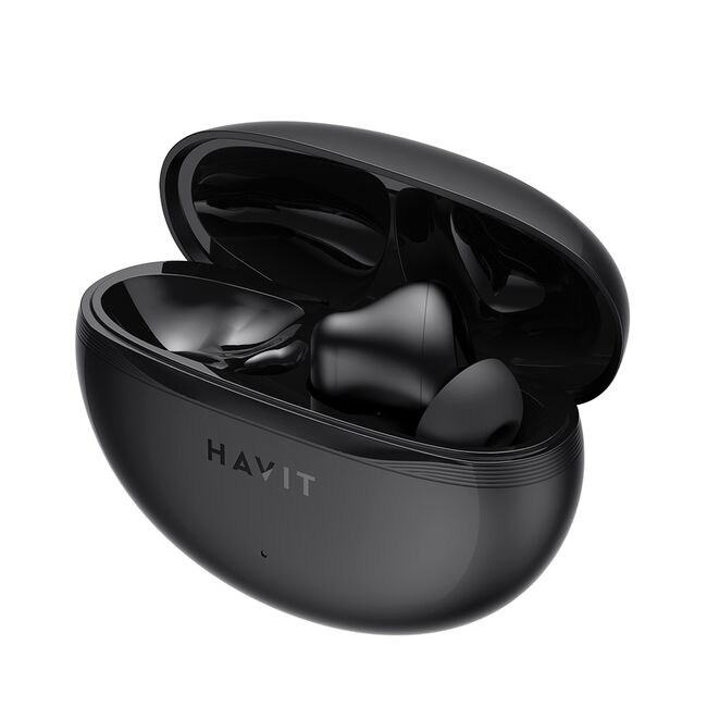 Casti Bluetooth cu microfon, TWS earbuds Havit TW986, negru