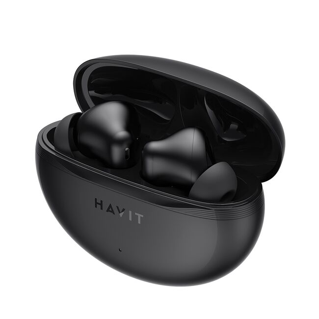 Casti Bluetooth cu microfon, TWS earbuds Havit TW986, negru