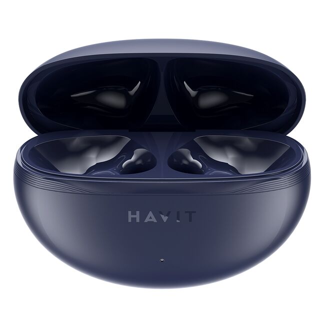 Casti Bluetooth cu microfon, TWS earbuds Havit TW986, albastru