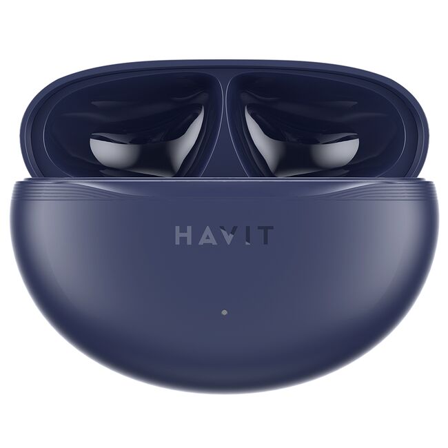 Casti Bluetooth cu microfon, TWS earbuds Havit TW986, albastru