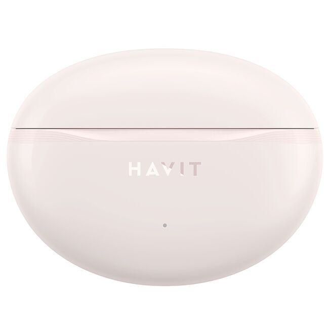 Casti Bluetooth cu microfon, TWS earbuds Havit TW986, roz