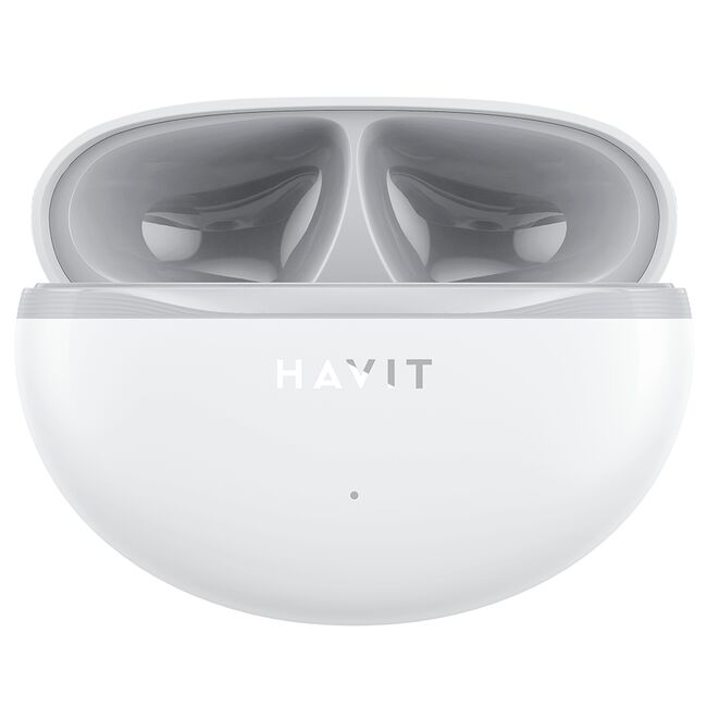 Casti Bluetooth cu microfon, TWS earbuds Havit TW986, alb