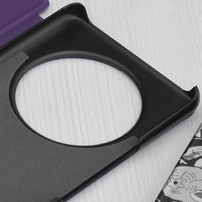 Husa pentru  Honor Magic 7 Lite tip carte, Smart View, Mov