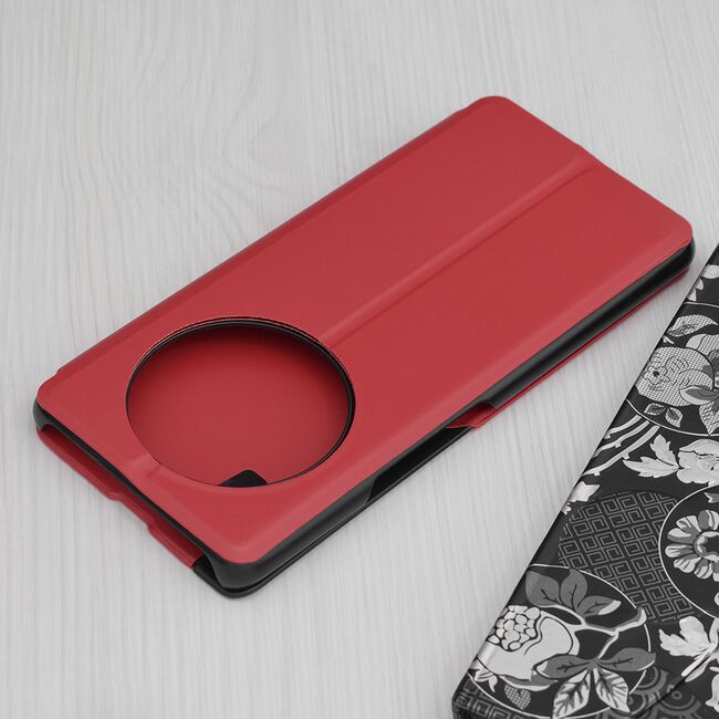 Husa pentru  Honor Magic 7 Lite tip carte, Smart View, Rosu