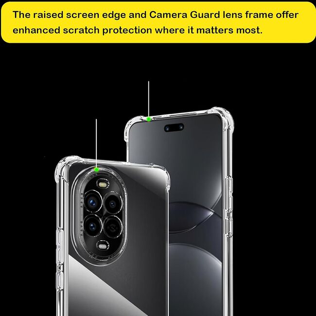 Husa pentru  Huawei Nova 13 Pro Slim Anti-Shock 1.5mm reinforced 4 corners, Transparent